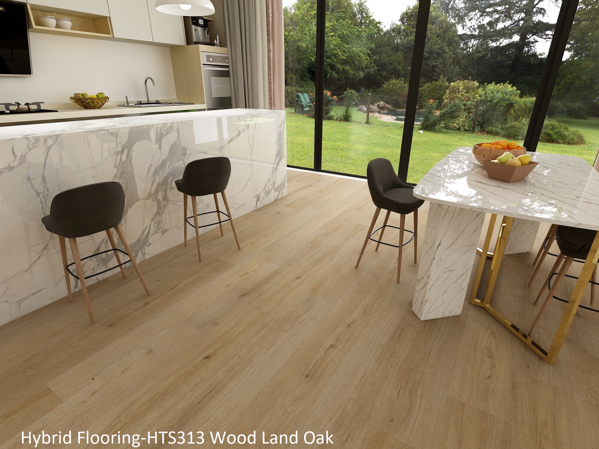 Hybrid Flooring-HTS313 Wood Land Oak